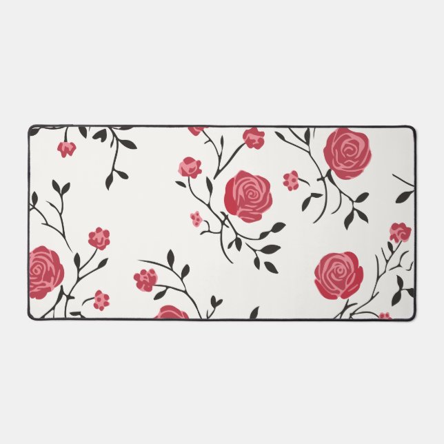Motif de rose rouge (Recto)