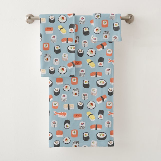 Motif de rouleau de maki nigiri de sushi (En situation)