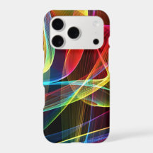 Motif de rubans numériques multicolores