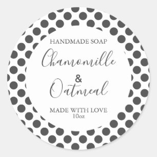 Motif de savon personnalisable Étiquette moderne