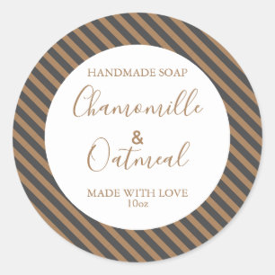 Motif de savon personnalisable Étiquette moderne