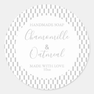 Motif de savon personnalisable Étiquette moderne
