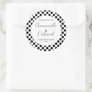 Motif de savon personnalisable Étiquette moderne