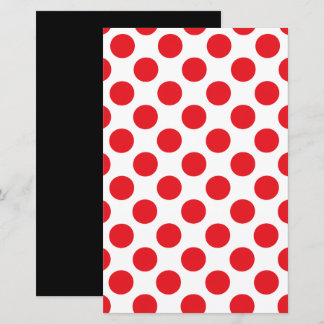 Motif de scrapbook réversible à pois rouges et bla
