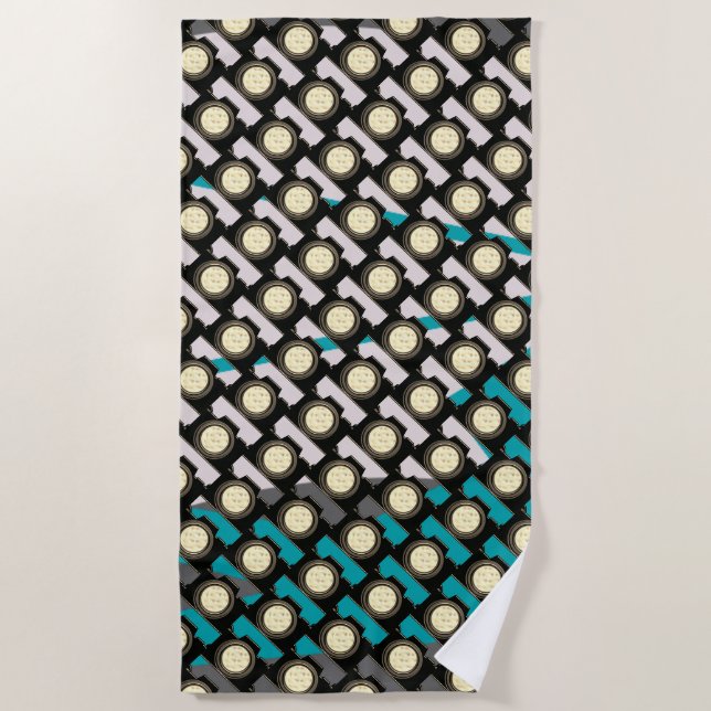 Motif de serviettes de plage (Devant)