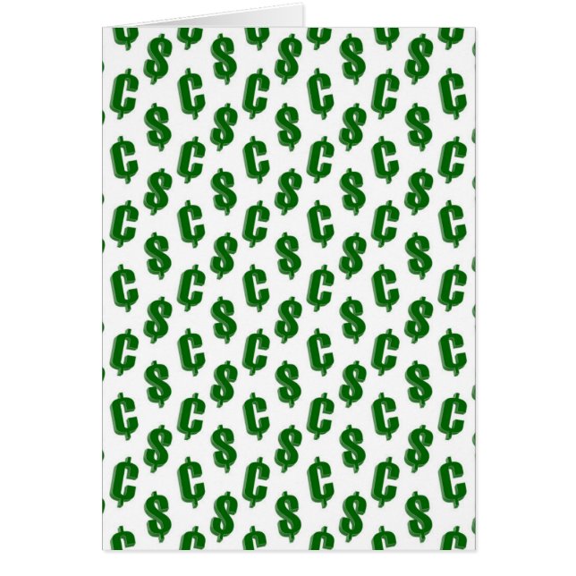 Motif de signes du dollar et de cent (Devant)