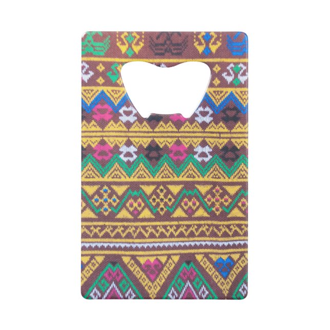 Motif de soie thaïlandais tissé à la main (Devant)