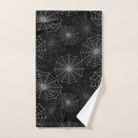 Motif de soie Web Cobweb Spider sur noir
