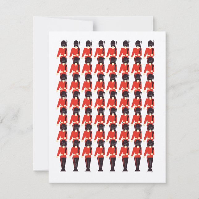 Motif de soldats de la garde de la Reine (Devant)