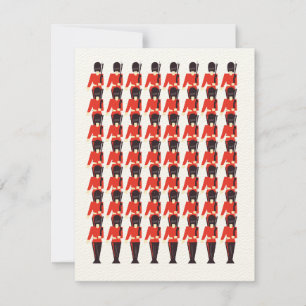 Motif de soldats de la garde de la Reine