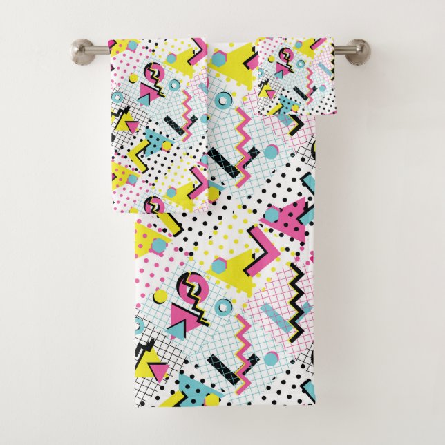 Motif de style postmoderne Memphis (En situation)