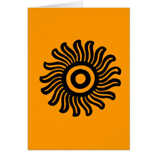Motif de Sun de Mexicain