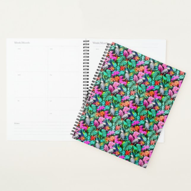 Motif de surface sans couture Jungle Dreams avec p (Devant avec enveloppe)