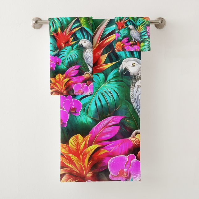 Motif de surface sans couture Jungle Dreams avec p (En situation)