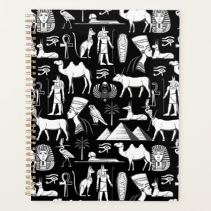 Motif de symbole hiéroglyphique de l'Égypte ancien
