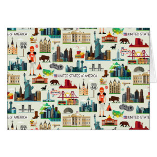 Motif de symboles des Etats-Unis