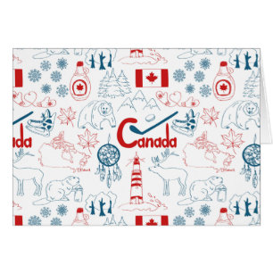 Motif de symboles du Canada