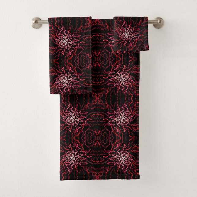 Motif de taches de éclaboussure abstraites de rose (En situation)