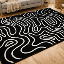 Motif de texture géométrique noir et blanc élégant