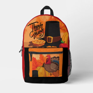 Motif de Thanksgiving, sac à dos imprimé moderne t