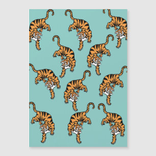 Motif de tigre d'Asie