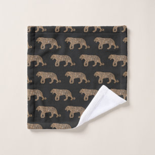 Motif de tigre de Parties scintillant noir fashion