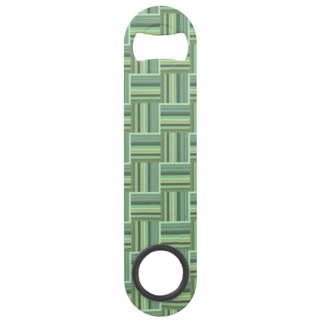 Motif de tissage à rayures vert olive (Devant)