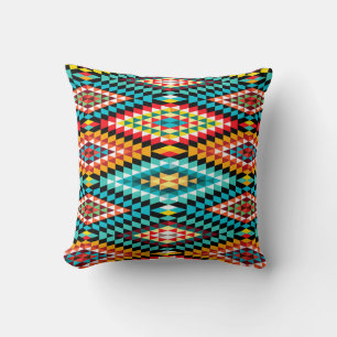 Motif de tissu tribal africain coussin coussin