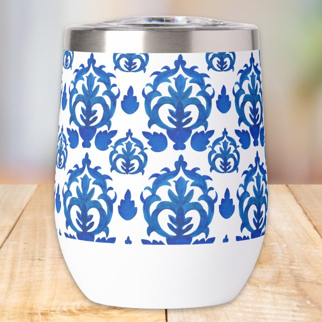 Motif de toile bleu français (Créateur téléchargé)