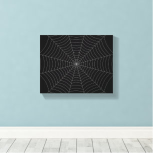 Motif de toile d'araignée noire et grise pour Hall