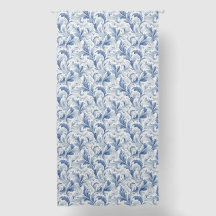 Motif de toile de pays français bleu