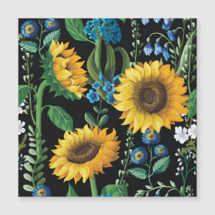 Motif de tournesol Arrière - plan noir