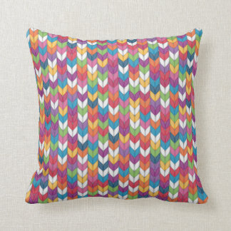 Motif de tricot de coussin