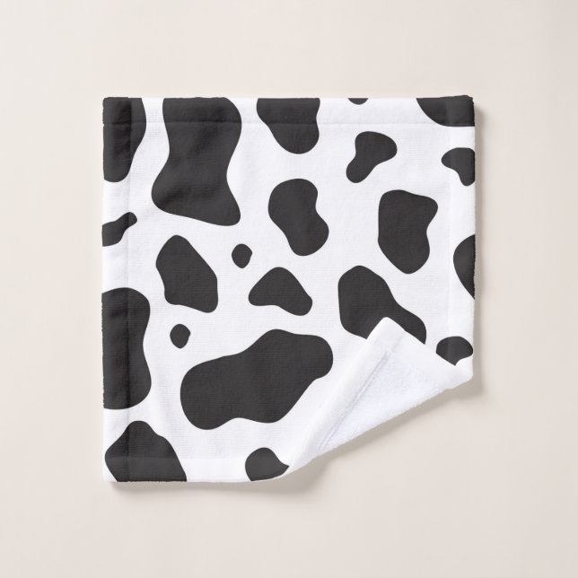 Motif de vache (Gant de toilette)