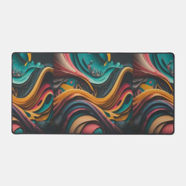 Motif de vague coloré (Recto)