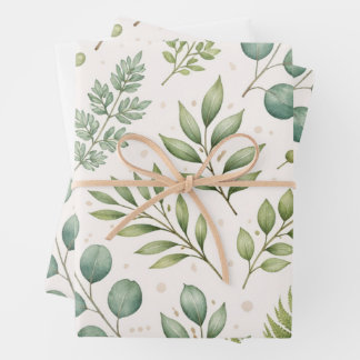 Motif de verdure à l'aquarelle | Feuilles botaniqu