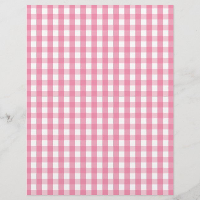 Motif de vérification En vichy rose (Devant)