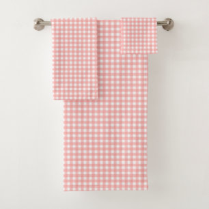 Motif de vérification En vichy rose pâle