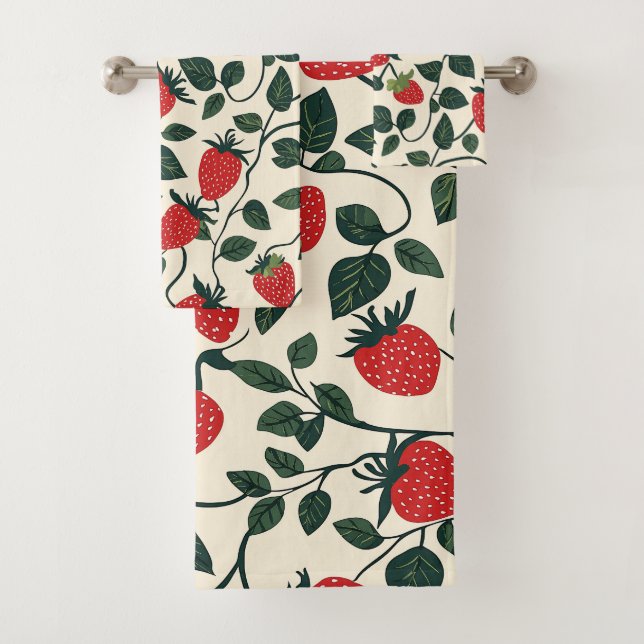 Motif de vigne fraise (En situation)
