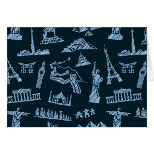 Motif De Voyage En Motif Blues