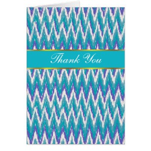 Motif de zigzag d'iKat de Teal et d'améthyste