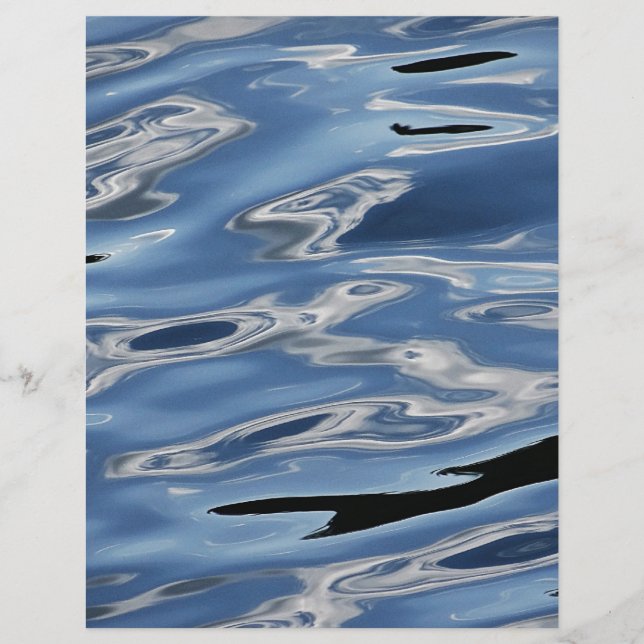 Motif d'eau bleue rafraîchissant (Devant)