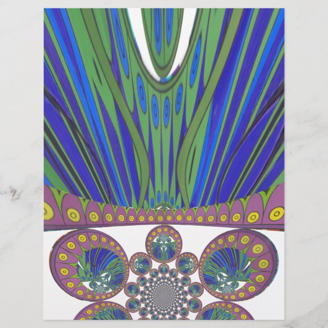Motif décoratif africain couleurs modernes design (Devant)