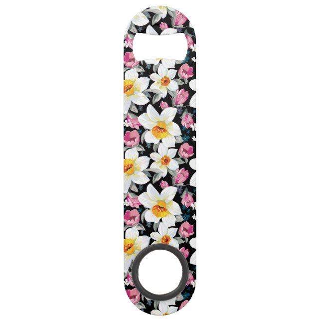 Motif d'élégance avec des fleurs de narcisse (Devant)