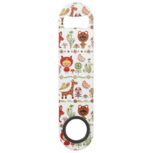 Motif d'enfant et d'animaux