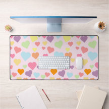 Motif des Coeurs colorés