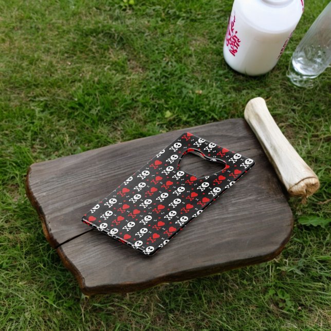 Motif des crânes d'effroi (Bottle Opener)