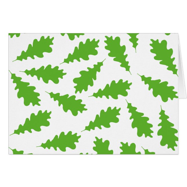 Motif des feuilles vertes (Devant horizontal)