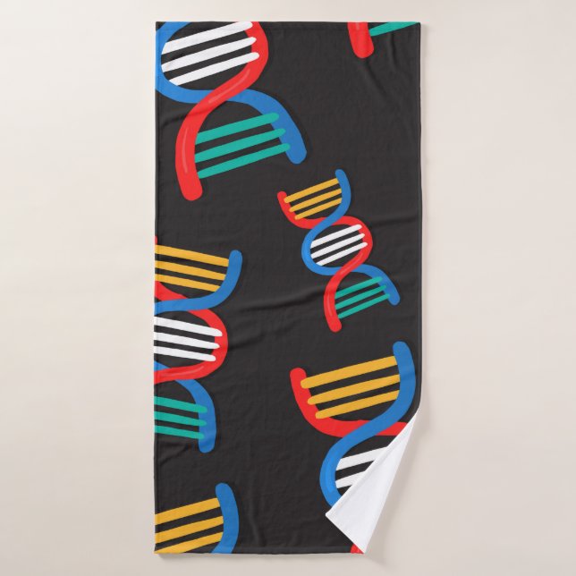 motif des fils d'adn (Serviette de bain)