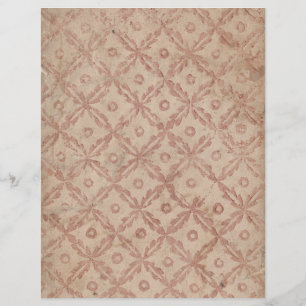 Motif des fleurs et des cercles Papier à scandale
